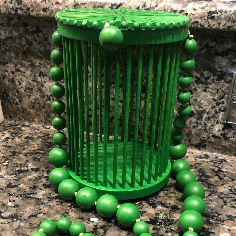 Cult Gaia round bucket purse